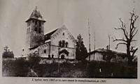Haute-Jarrie, Eglise Saint-Etienne, Photo vers 1885